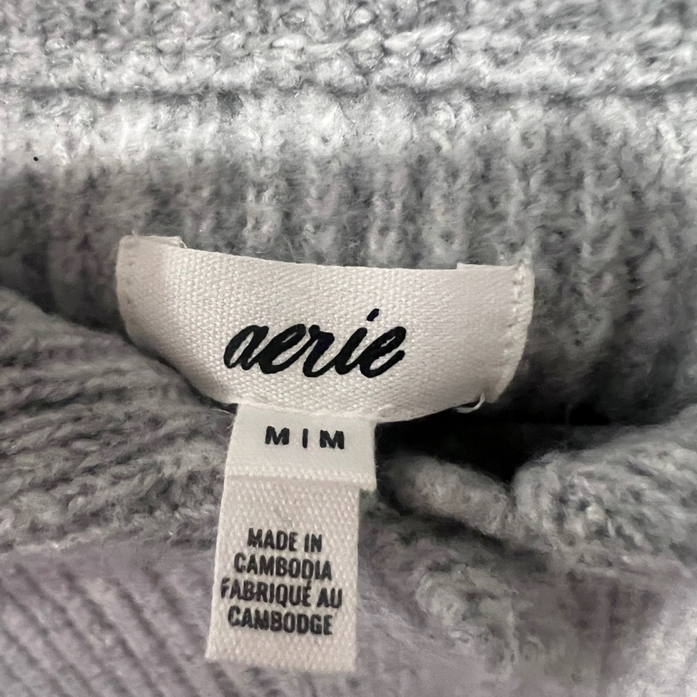 Aerie Classic Quarter Button Sweater - Picture 2 of 5